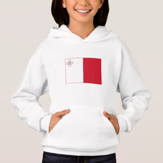 Malta-Flagge Hoodie (Vorderseite)