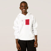 Malta-Flagge Hoodie (Vorne ganz)