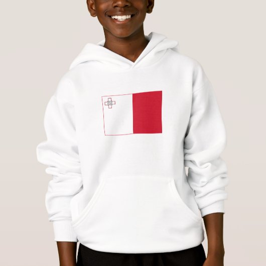 Malta-Flagge Hoodie (Vorderseite)