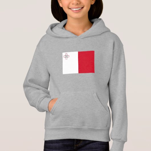 Malta-Flagge Hoodie (Vorderseite)