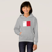 Malta-Flagge Hoodie (Vorne ganz)