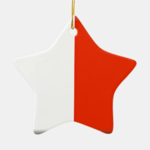 Malta-Flagge Keramik Ornament