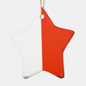 Malta-Flagge Keramik Ornament (Links)