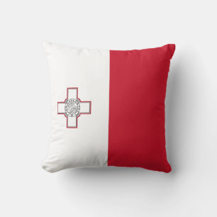 Malta-Flagge Kissen