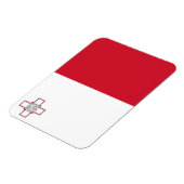 Malta-Flagge Magnet (Linke Seite)