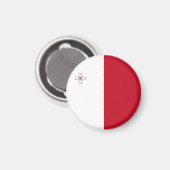 Malta-Flagge Magnet (Vorderseite/Rückseite)