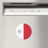 Malta-Flagge Magnet (In Situ (Geschirrspüler))