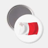 Malta-Flagge-Magnet Magnet (Vorderseite/Rückseite)