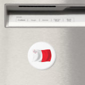 Malta-Flagge-Magnet Magnet (In Situ (Geschirrspüler))