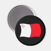 Malta-Flagge-Magnet Magnet (Vorderseite/Rückseite)