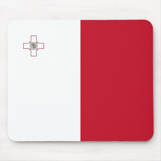 Malta-Flagge Mousepad (Vorne)