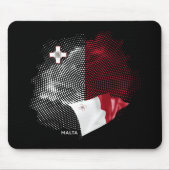 Malta-Flagge Mousepad (Vorne)