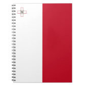 Malta-Flagge Notizblock (Vorderseite)
