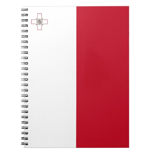 Malta-Flagge Notizblock (Vorderseite)