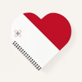 Malta-Flagge Notizblock (Vorderseite)