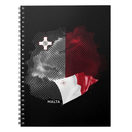 Malta-Flagge Notizblock (Vorderseite)