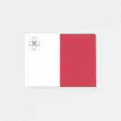 Malta-Flagge Post-it Klebezettel (Vorderseite)
