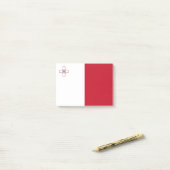 Malta-Flagge Post-it Klebezettel (Auf Schreibtisch)