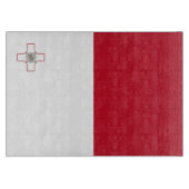 Malta-Flagge Schneidebrett (Vorderseite)