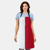 Malta-Flagge Schürze (Getragen)