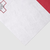 Malta-Flagge Seidenpapier (Ausschnitt)