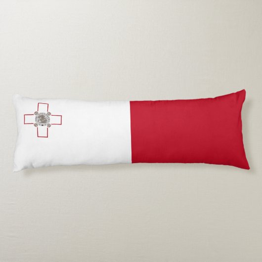 Malta-Flagge Seitenschläferkissen (Rückseite)
