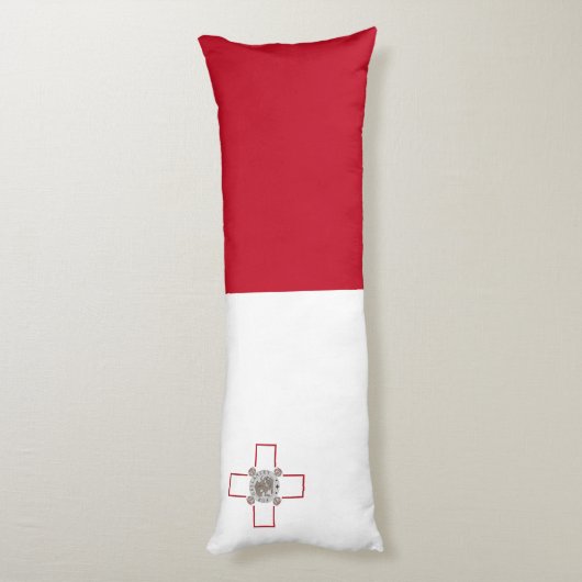 Malta-Flagge Seitenschläferkissen (Rückseite (Vertikal))