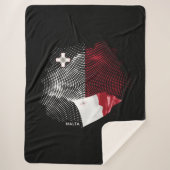 Malta-Flagge Sherpadecke (Vorderseite)
