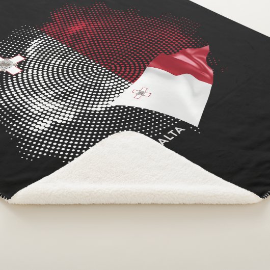Malta-Flagge Sherpadecke (3/4)