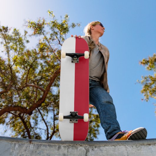Malta-Flagge Skateboard (Außenbereich 1)