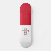 Malta-Flagge Skateboard (Vorderseite)