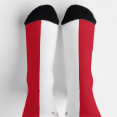 Malta-Flagge Socken (Oben)