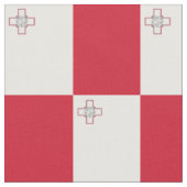 Malta-Flagge Stoff (Nahaufnahme)