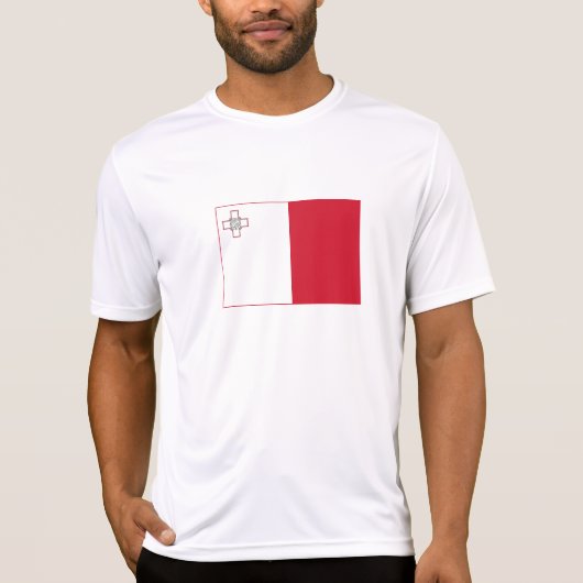 Malta-Flagge T-Shirt (Vorderseite)