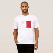 Malta-Flagge T-Shirt (Vorne ganz)