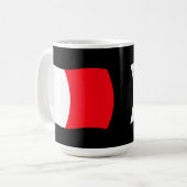 Malta-Flagge-Tasse Kaffeetasse (Vorderseite Links)