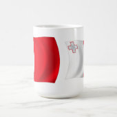 Malta-Flagge-Tasse Kaffeetasse (Mittel)