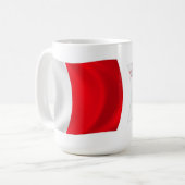Malta-Flagge-Tasse Kaffeetasse (Vorderseite Links)