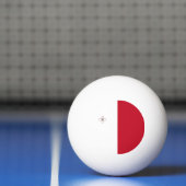 Malta-Flagge Tischtennisball (Netto)