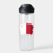 Malta-Flagge Trinkflasche (Rückseite)