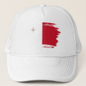 Malta-Flagge Truckerkappe (Vorderseite)