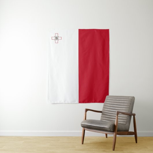 Malta-Flagge Wandteppich (Beispiel)