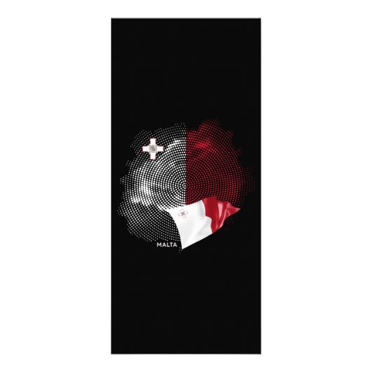 Malta-Flagge Werbekarte (Vorne)