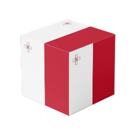 Malta-Flagge Würfel