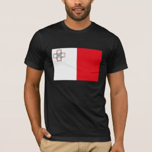 Malta-Flaggen-T - Shirt