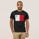 Malta-Flaggen-T - Shirt (Vorne ganz)