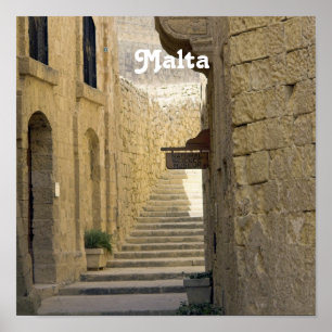 Malta-Gassen Poster