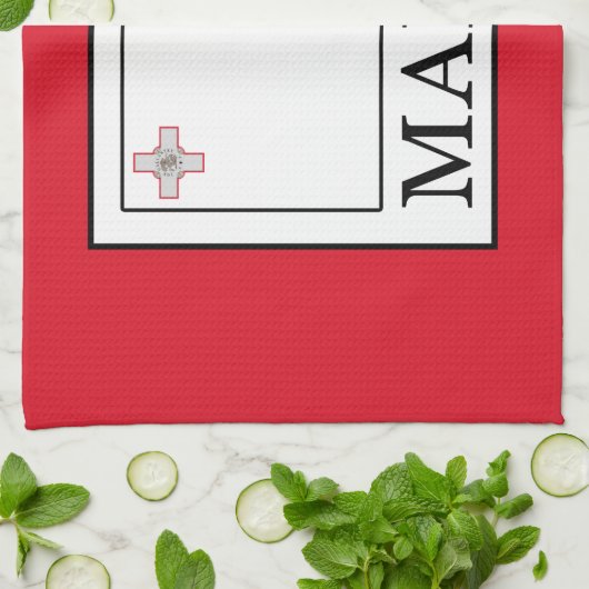 Malta Geschirrtuch (Gefaltet)