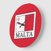 Malta Große Wanduhr (Winkel)