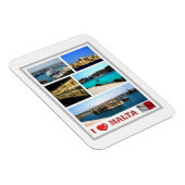 Malta - I Liebe - Magnet (Rechte Seite)